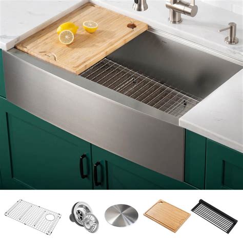 home depot undermount kitchen sink|stainless steel undermount farmhouse sink.